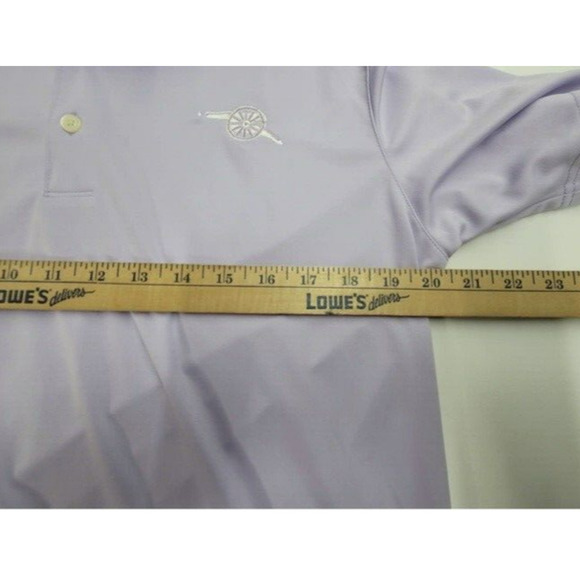 Mens Greg Norman Shirt Size Medium Purple Short Sleeve Golf Polo - Picture 8 of 10